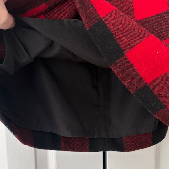 J. Crew Red and Black Buffalo Plaid Checkered Mini Skirt - Picture 4 of 7